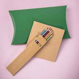 Набор подарочный PAINTER: скетчбук-блокнот, набор цветных карандашей, коробка, зеленый, Цвет: зеленый, Размер: 23 x 16 x 4 см