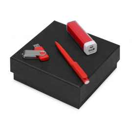 Подарочный набор On-the-go с флешкой, ручкой и зарядным устройством, 8Gb, 700315.01, Цвет: красный, Размер: 8Gb