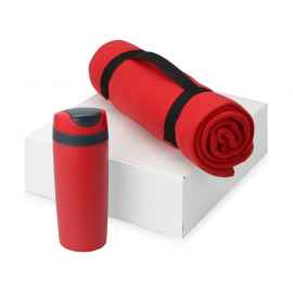 Подарочный набор Cozy с пледом и термокружкой, 700360.04, Цвет: красный, Объем: 450