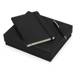 Подарочный набор Moleskine Hemingway с блокнотом А5 и ручкой, 700368.02, Цвет: черный
