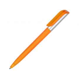 Ручка пластиковая шариковая Арлекин, 15102.13, Цвет: оранжевый,серебристый