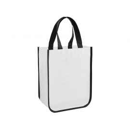 Ламинированная сумка для покупок, малая, 80 г/м2, 12034501, Цвет: белый
