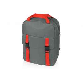 Рюкзак Lock с отделением для ноутбука, 934421, Цвет: серый,красный