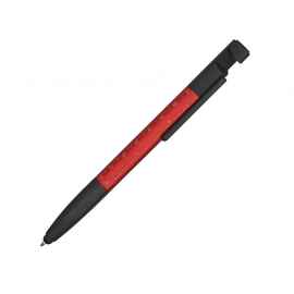 Ручка-стилус пластиковая шариковая Multy, 71532.01, Цвет: красный,черный
