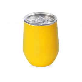 Вакуумная термокружка Sense, непротекаемая крышка, крафтовая упаковка, 827104W, Цвет: желтый, Объем: 370