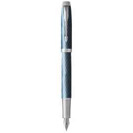Перьевая ручка Parker IM Premium Blue Grey CT, перо: F, цвет чернил: blue, в подарочной упаковке.