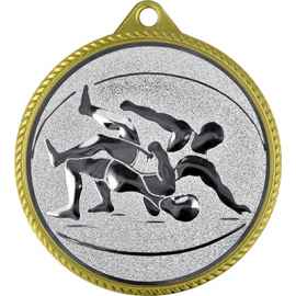 3997-003 Медаль борьба, золото
