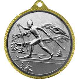 Медаль лыжный спорт (лыжи), золото
