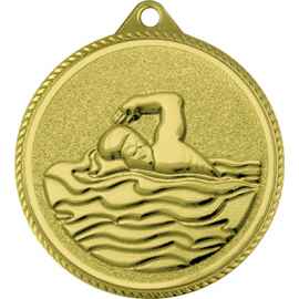 Медаль плавание, золото