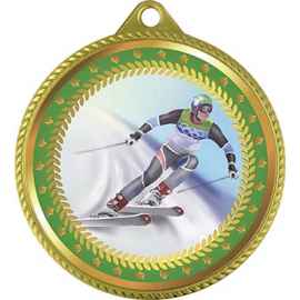 Медаль Лыжный спорт, золото