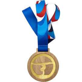 3658-005 Медаль с лентой Гимнастика, золото