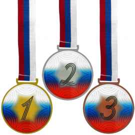 3670-032 Комплект медалей Аманита 70мм (3 медали)