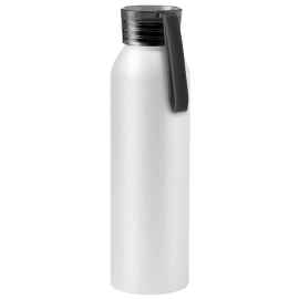 Бутылка для воды VIKING WHITE 650мл. Белая с черной крышкой 6143.08