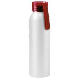 Бутылка для воды VIKING WHITE 650мл. Белая с красной крышкой 6143.03