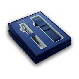Подарочный набор Шариковая ручка Waterman Hemisphere, цвет: MattBlack CT, стержень: Mblue с чехлом