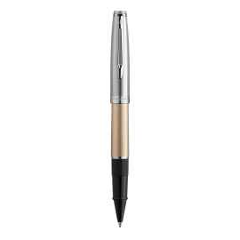 Ручка роллер Waterman  Embleme цвет GOLD CT, цвет чернил: черный