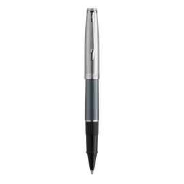 Ручка роллер Waterman  Embleme цвет GREY CT, цвет чернил: черный