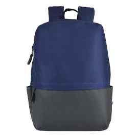 Рюкзак Eclat, синий/серый, 43 x 31 x 10 см, 100% полиэстер 600D, Цвет: темно-синий, серый, Размер: 43 x 31 x 10 см