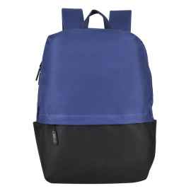 Рюкзак Eclat, т.синий/чёрный, 43 x 31 x 10 см, 100% полиэстер 600D, Цвет: темно-синий, черный, Размер: 43 x 31 x 10 см