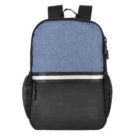 Рюкзак Cool, синий/чёрный, 43 x 30 x 13 см, 100% полиэстер 300 D, Цвет: синий, черный, Размер: 43 x 30 x 13 см