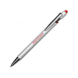 Ручка-стилус металлическая шариковая Sway Monochrome с цветным зеркальным слоем, 18342.01, Цвет: серебристый,красный