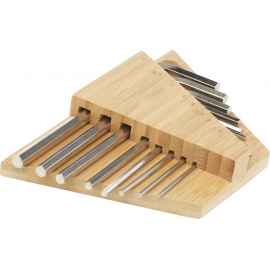 Набор инструментов Allen с шестигранным ключом из бамбука, 10457606