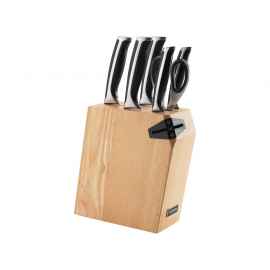 Набор из 5 кухонных ножей, ножниц и блока для ножей с ножеточкой URSA, 247261