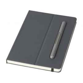 Подарочный набор Skribo с ручкой и блокнотом А5, 10787382, Цвет: серый
