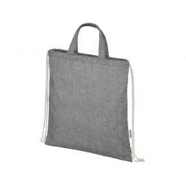 Рюкзак со шнурком Pheebs, 150 г/м2, 12070490, Цвет: черный