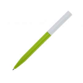 Ручка пластиковая шариковая Unix из переработанной пластмассы, синие чернила, 10789663, Цвет: зеленое яблоко, Размер: синие чернила