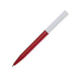 Ручка пластиковая шариковая Unix из переработанной пластмассы, синие чернила, 10789621, Цвет: красный, Размер: синие чернила