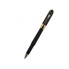 Ручка пластиковая шариковая «Monaco», черный/золотистый, Цвет: черный/золотистый, Размер: d1,2 х 14,8