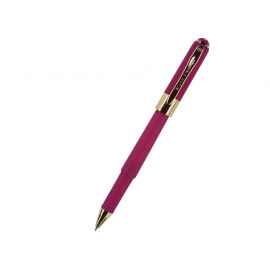 Ручка пластиковая шариковая «Monaco», пурпурный/золотистый, Цвет: пурпурный/золотистый, Размер: d1,2 х 14,8