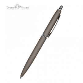 SAN REMО, Ручка шариковая автоматическая,   серый, серый, Цвет: серый