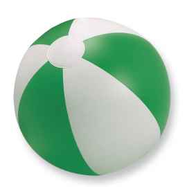Мяч надувной пляжный, зеленый, Цвет: зеленый-зеленый, Размер: 23.5 см