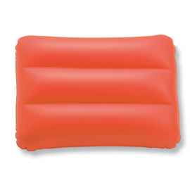 Подушка надувная пляжная, красный, Цвет: красный, Размер: 30.5x20.5x7 см