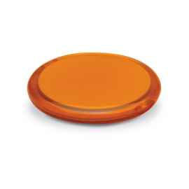 Зеркало, прозрачно-оранжевый, Цвет: прозрачно-оранжевый, Размер: 6.5x1.3 см