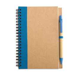Блокнот с ручкой, синий, Цвет: синий, Размер: 18x13x0.7 см