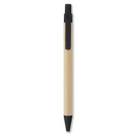 Ручка бумага/кукурузн.пластик, черный, Цвет: черный, Размер: 1x14 см