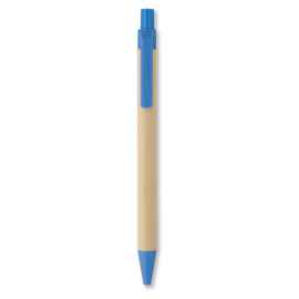 Ручка бумага/кукурузн.пластик, синий, Цвет: синий, Размер: 1x14 см