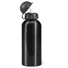 Бутылка спортивная, черный, Цвет: черный, Размер: 7x21 см