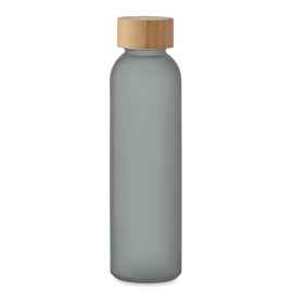 Бутылка 500 мл, прозрачно-серый, Цвет: прозрачно-серый, Размер: 6x22 см