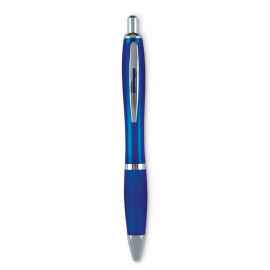 Шариковая ручка синие чернила, прозрачно-голубой, Цвет: прозрачно-голубой, Размер: 1.3x14 см