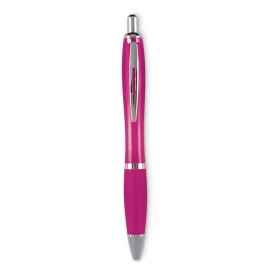 Шариковая ручка синие чернила, фуксия, Цвет: фуксия, Размер: 1.3x14 см