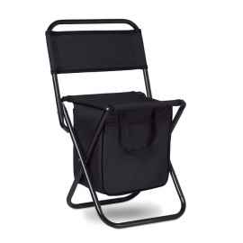 Складной стул с сумкой, черный, Цвет: черный, Размер: 35x27.5x58 см