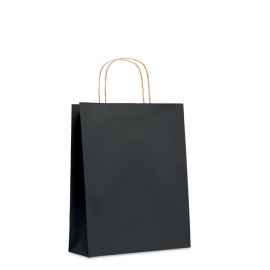 Подарочный пакет средн 90 г/м&#178;, черный, Цвет: черный, Размер: 25x11x32 см
