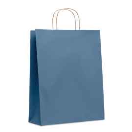 Подарочный пакет больш 90 г/м&#178;, синий, Цвет: синий, Размер: 32x12x40 см