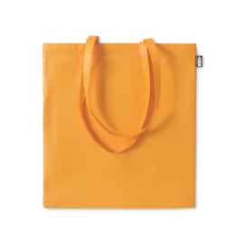 Сумка шоппер из RPET, оранжевый, Цвет: оранжевый, Размер: 38x42 см