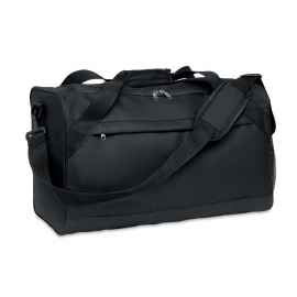 Спортивная сумка 600D из RPET, черный, Цвет: черный, Размер: 50x23x28 см