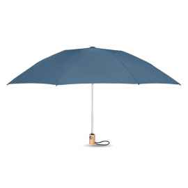 Зонт 23-дюймовый из RPET 190T, синий, Цвет: синий, Размер: 107x61.5 см